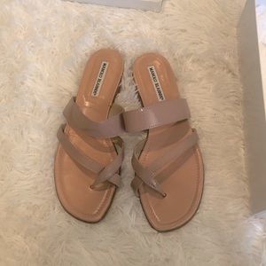 Manilo Blanik Worn Once Susa Leather Thong Sandals